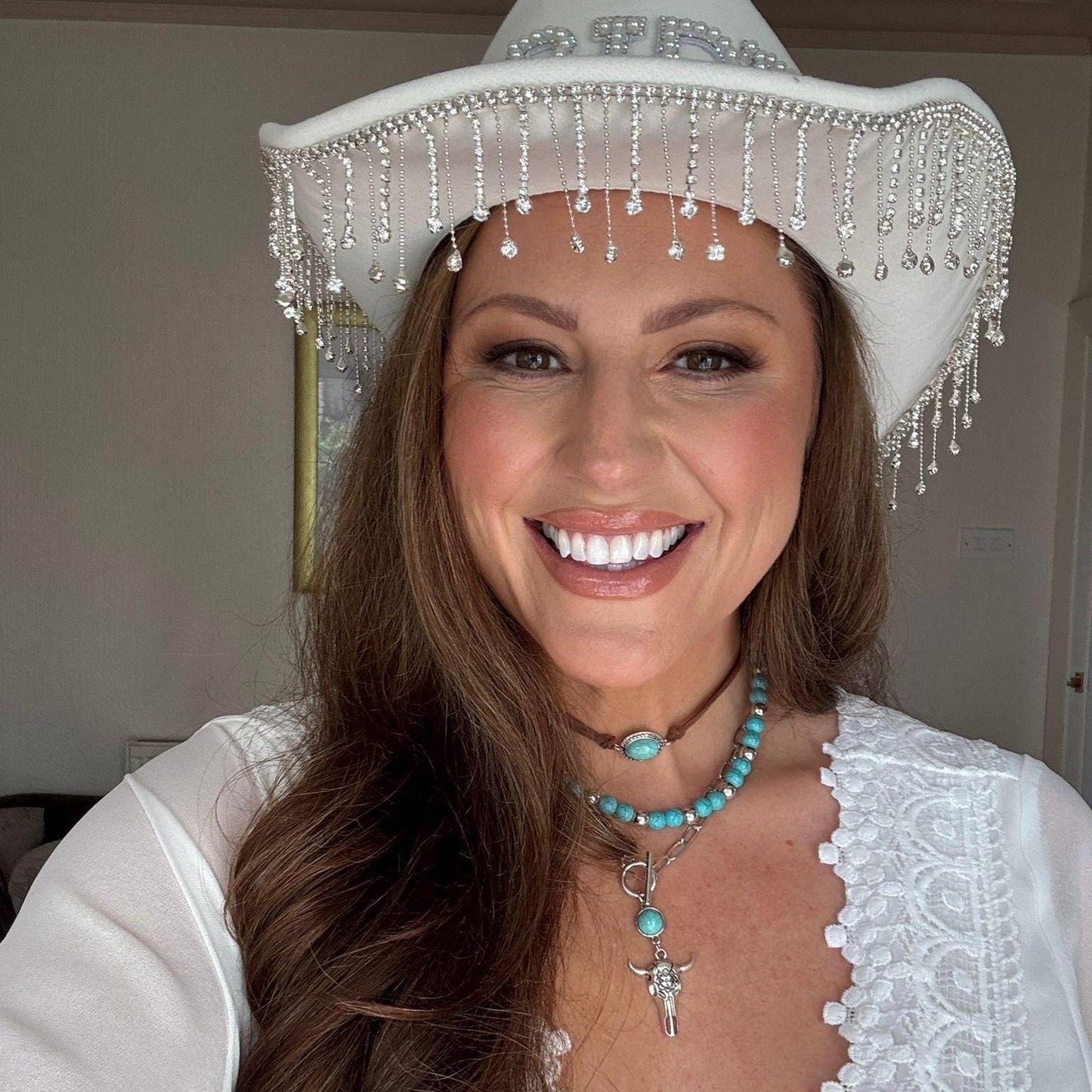 BRIDE Rhinestone  Cowboy Hat | One last Rodeo | Let’s go girls