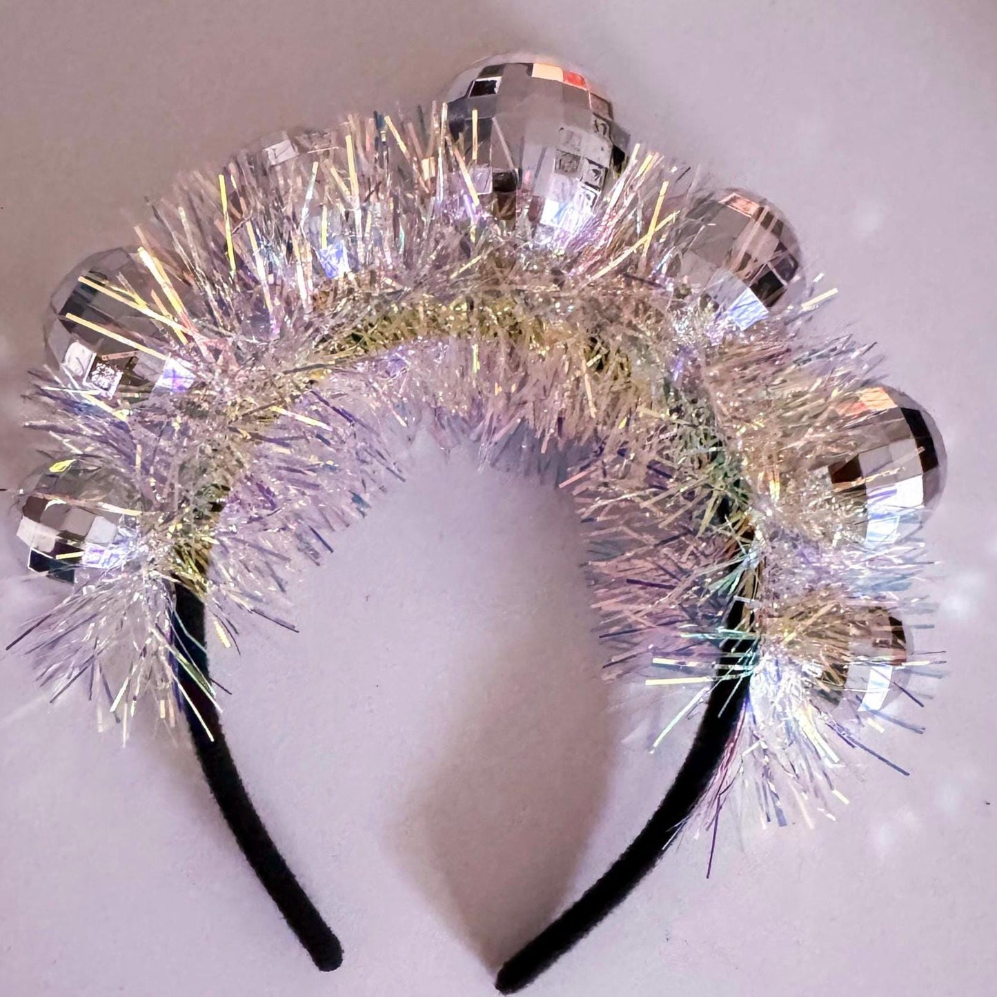 Bride Disco Ball Sparkly Headband