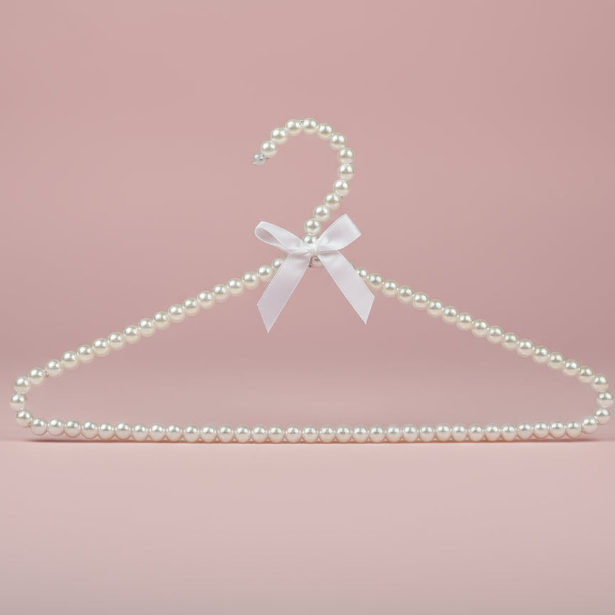 pearl bridal dress hanger