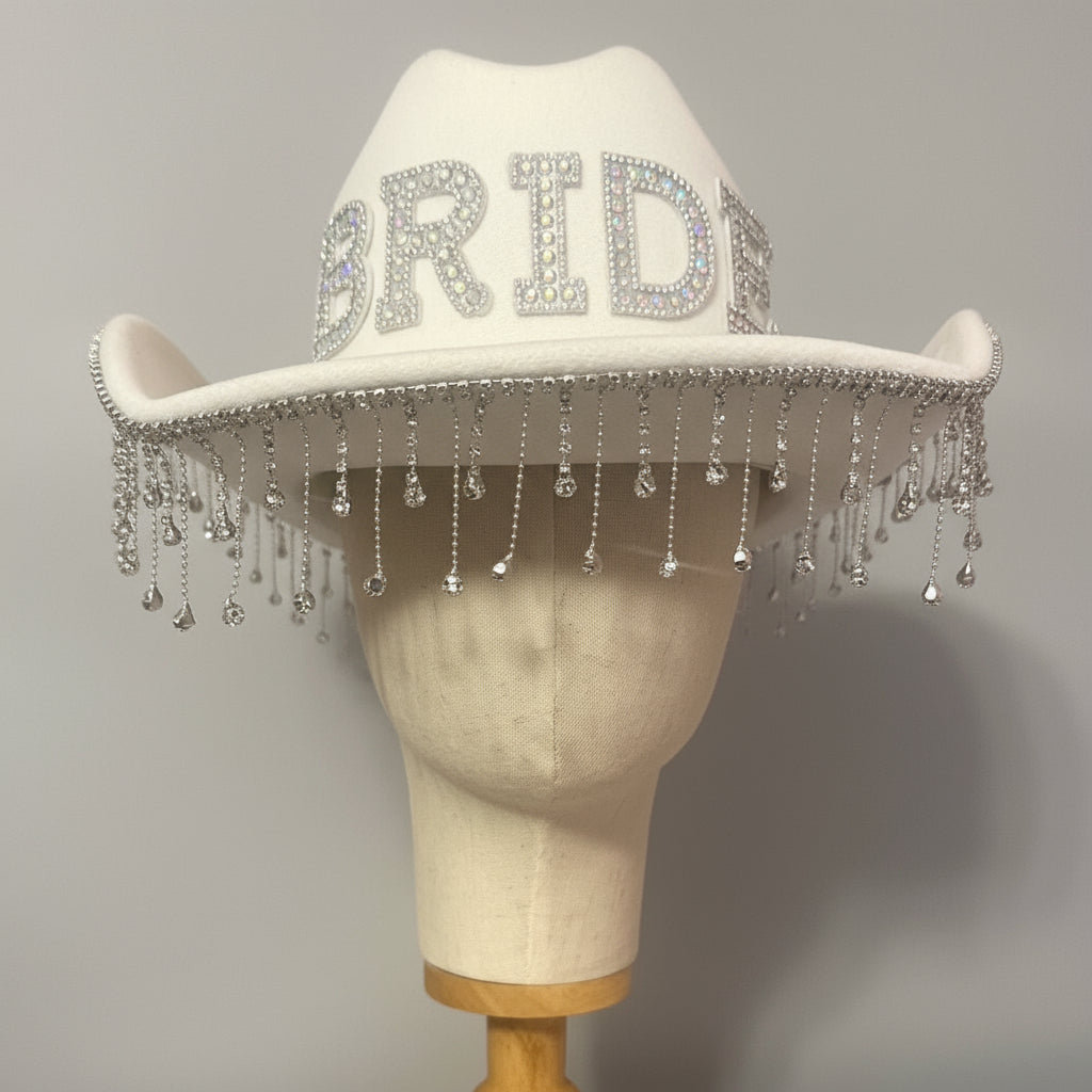 BRIDE Rhinestone  Cowboy Hat | One last Rodeo | Let’s go girls