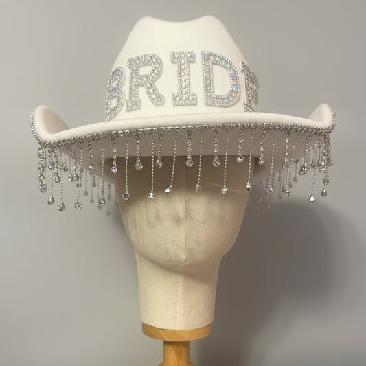 BRIDE Rhinestone  Cowboy Hat | One last Rodeo | Let’s go girls